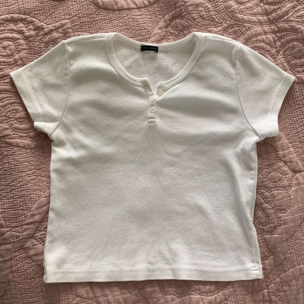 White Crop Top